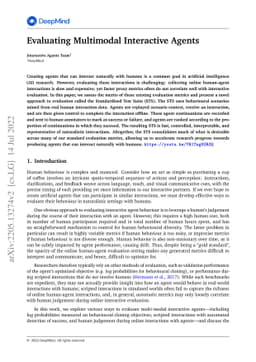 Evaluating Multimodal Interactive Agents