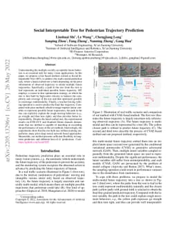 Social Interpretable Tree for Pedestrian Trajectory Prediction
