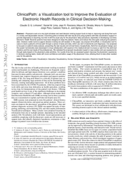 ClinicalPath: a Visualization tool to Improve the Evaluation of
  Electronic Health Records in Clinical Decision-Making