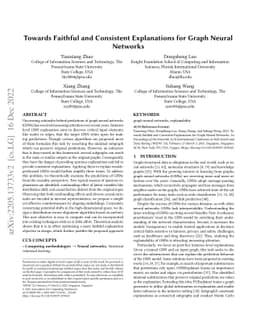 Towards Faithful and Consistent Explanations for Graph Neural Networks