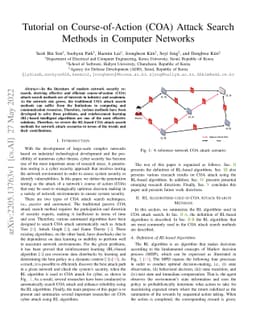Tutorial on Course-of-Action (COA) Attack Search Methods in Computer
  Networks