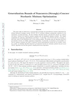 Generalization Bounds of Nonconvex-(Strongly)-Concave Stochastic Minimax
  Optimization