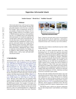 Superclass Adversarial Attack