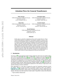 Attention Flows for General Transformers