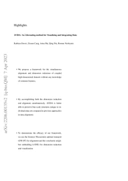 AVIDA: Alternating method for Visualizing and Integrating Data
