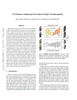 FV-UPatches: Enhancing Universality in Finger Vein Recognition