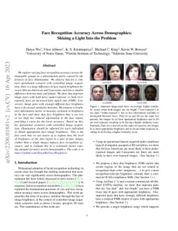 Face Recognition Accuracy Across Demographics: Shining a Light Into the
  Problem