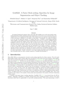 GridShift: A Faster Mode-seeking Algorithm for Image Segmentation and
  Object Tracking