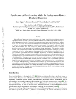 Dynaformer: A Deep Learning Model for Ageing-aware Battery Discharge
  Prediction