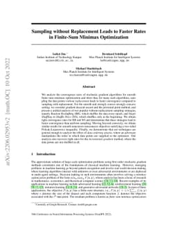 Sampling without Replacement Leads to Faster Rates in Finite-Sum Minimax
  Optimization