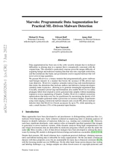 Marvolo: Programmatic Data Augmentation for Practical ML-Driven Malware
  Detection
