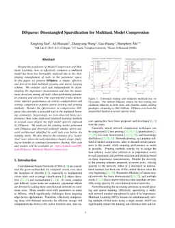 DiSparse: Disentangled Sparsification for Multitask Model Compression