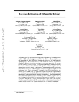 Bayesian Estimation of Differential Privacy
