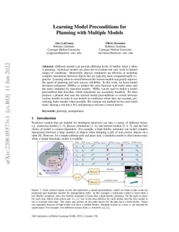 Learning Model Preconditions for Planning with Multiple Models