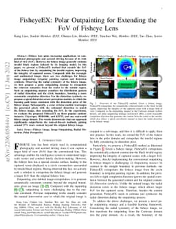 FisheyeEX: Polar Outpainting for Extending the FoV of Fisheye Lens