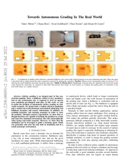 Towards Autonomous Grading In The Real World