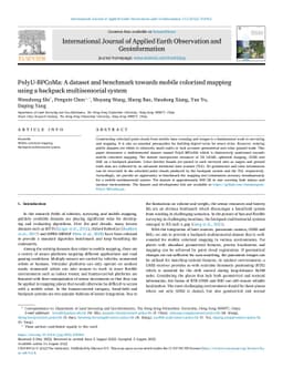 PolyU-BPCoMa: A Dataset and Benchmark Towards Mobile Colorized Mapping
  Using a Backpack Multisensorial System