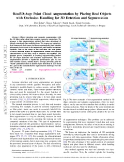 Real3D-Aug: Point Cloud Augmentation by Placing Real Objects with
  Occlusion Handling for 3D Detection and Segmentation