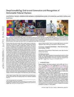 DeepFormableTag: End-to-end Generation and Recognition of Deformable
  Fiducial Markers