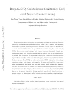 DeepJSCC-Q: Constellation Constrained Deep Joint Source-Channel Coding