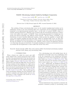 MAGIC: Microlensing Analysis Guided by Intelligent Computation