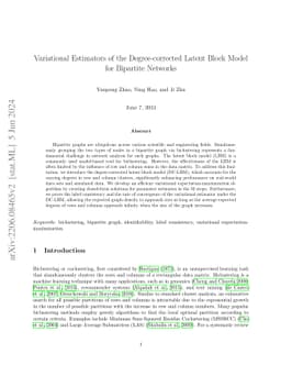 Variational Estimators of the Degree-corrected Latent Block Model for
  Bipartite Networks