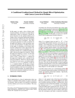 A Conditional Gradient-based Method for Simple Bilevel Optimization with
  Convex Lower-level Problem
