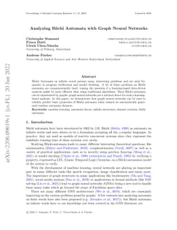 Analyzing Büchi Automata with Graph Neural Networks