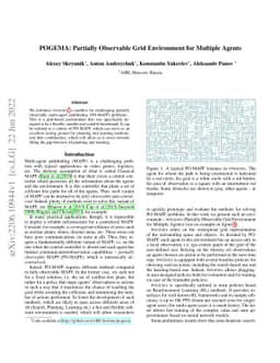 POGEMA: Partially Observable Grid Environment for Multiple Agents