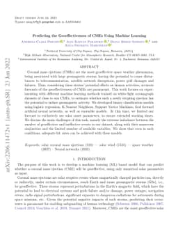 Predicting the Geoeffectiveness of CMEs Using Machine Learning