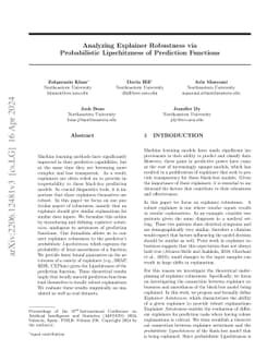 Analyzing Explainer Robustness via Probabilistic Lipschitzness of
  Prediction Functions