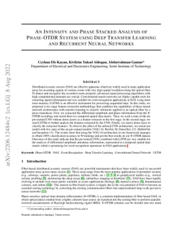 An Intensity and Phase Stacked Analysis of Phase-OTDR System using Deep
  Transfer Learning and Recurrent Neural Networks