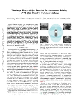 Woodscape Fisheye Object Detection for Autonomous Driving -- CVPR 2022
  OmniCV Workshop Challenge