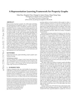A Representation Learning Framework for Property Graphs