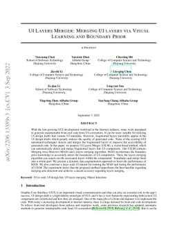UI Layers Merger: Merging UI layers via Visual Learning and Boundary
  Prior