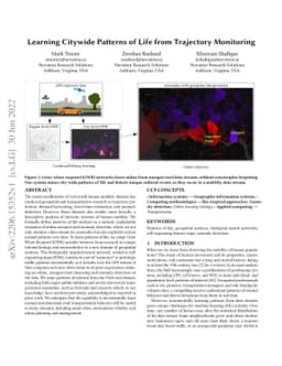 Learning Citywide Patterns of Life from Trajectory Monitoring