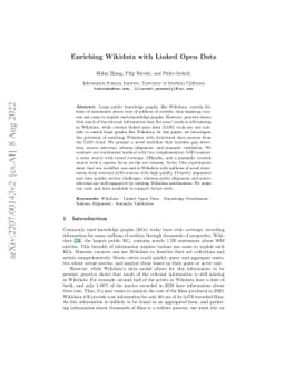 Enriching Wikidata with Linked Open Data