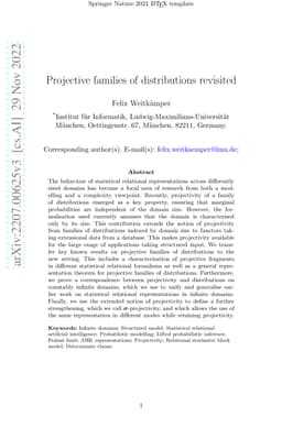 Projectivity revisited