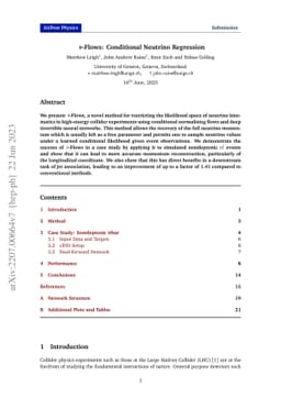 ν-Flows: Conditional Neutrino Regression