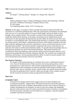 Learning fast and agile quadrupedal locomotion over complex terrain
