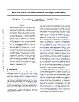 NP-Match: When Neural Processes meet Semi-Supervised Learning
