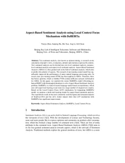Aspect-Based Sentiment Analysis using Local Context Focus Mechanism with
  DeBERTa