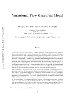 Variational Flow Graphical Model