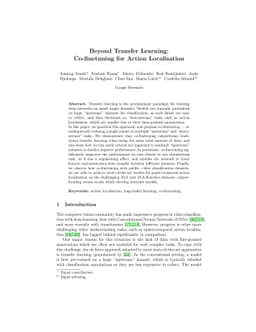 Beyond Transfer Learning: Co-finetuning for Action Localisation