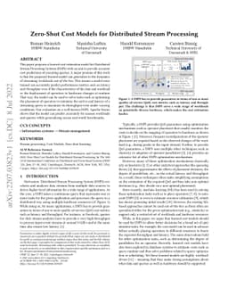 Zero-Shot Cost Models for Distributed Stream Processing