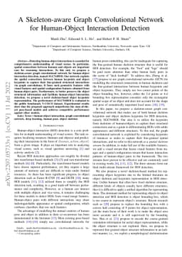 A Skeleton-aware Graph Convolutional Network for Human-Object
  Interaction Detection