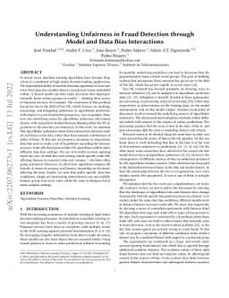 Understanding Unfairness in Fraud Detection through Model and Data Bias
  Interactions