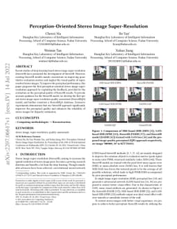 Perception-Oriented Stereo Image Super-Resolution