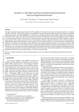 Anomal-E: A Self-Supervised Network Intrusion Detection System based on
  Graph Neural Networks