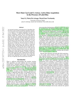 More Data Can Lead Us Astray: Active Data Acquisition in the Presence of
  Label Bias